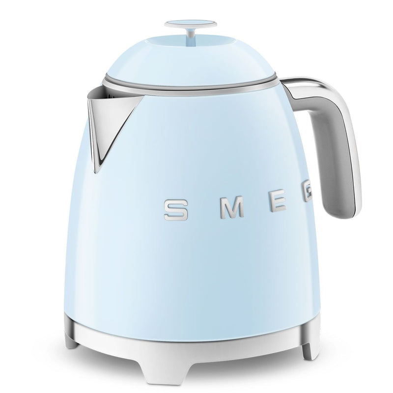 Smeg Retro Style Electric Mini Kettle with Cordless Base, Light Blue, 0.8-L X3
