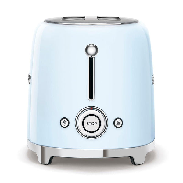 Smeg Retro Style Electric Toaster with Multi-Function Control, Light Blue, 2-Slices A1