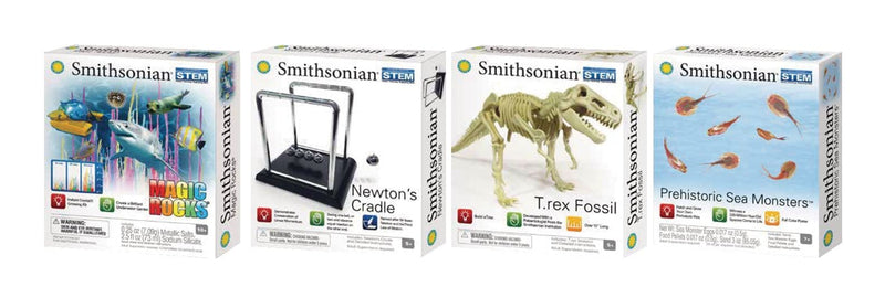 Smithsonian STEM 4-in-1 Micro Science Super Value Pack For Kids, Ages 8+ B8