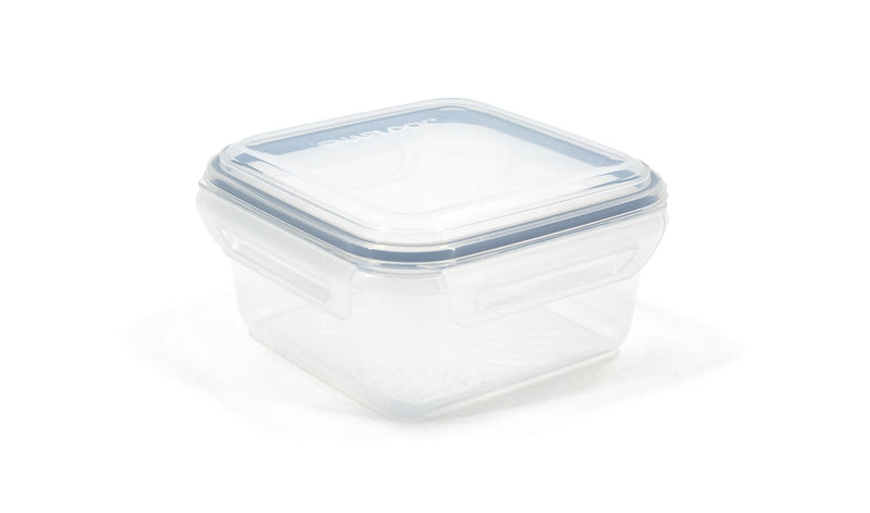 Snaplock Clear Rectangular Clear Food Storage Container with Lid, Nestable, 1.1-L P5