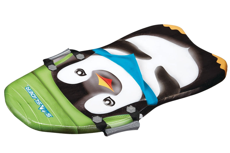 Snow Slider Kids' 1-Person Lightweight Foam Winter Snow Sled/Toboggan with Handles, Assorted J3