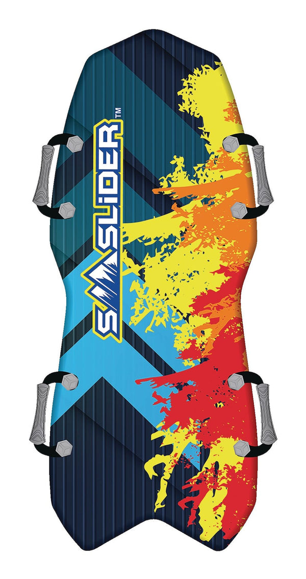 Snow Slider Splatter Kids' 2-Person Lightweight Foam Winter Snow Sled/Toboggan with Handles Y6