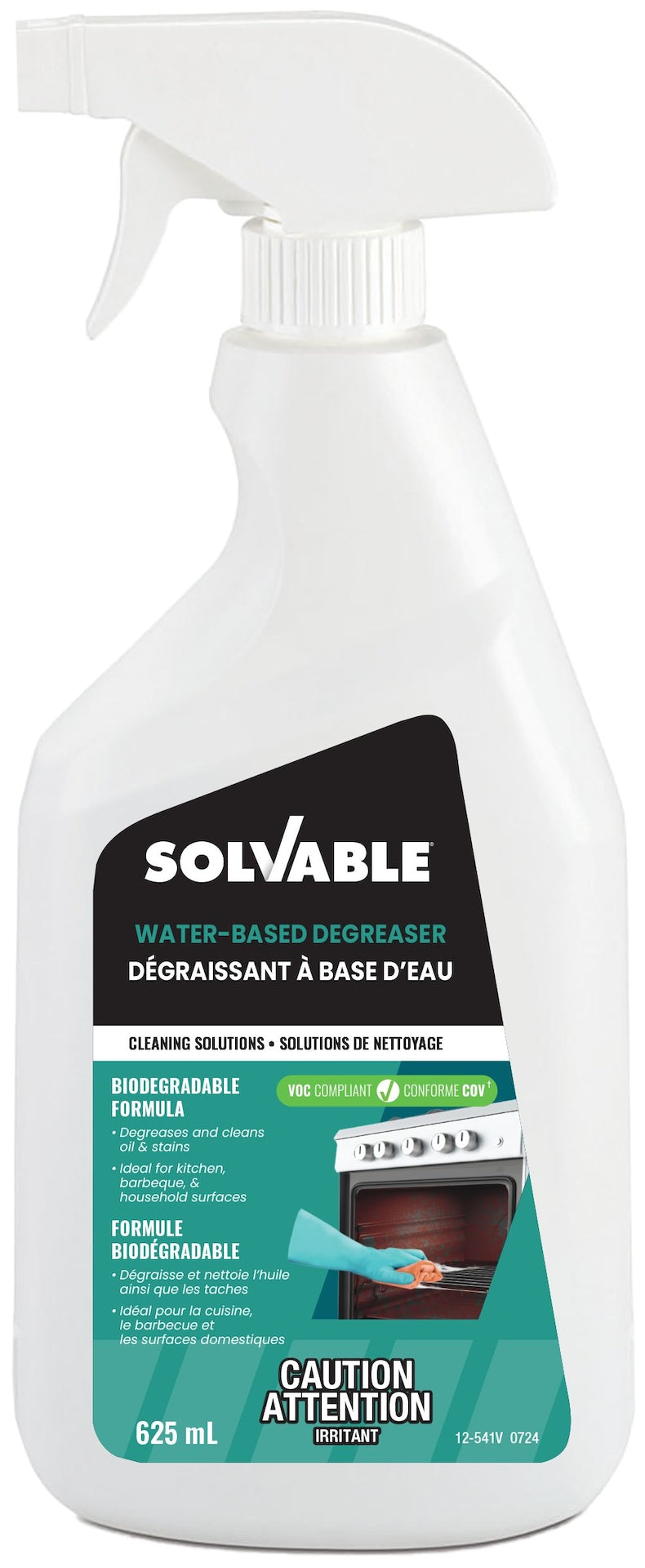 Solvable Water-Based Degreaser, 625-mL V1