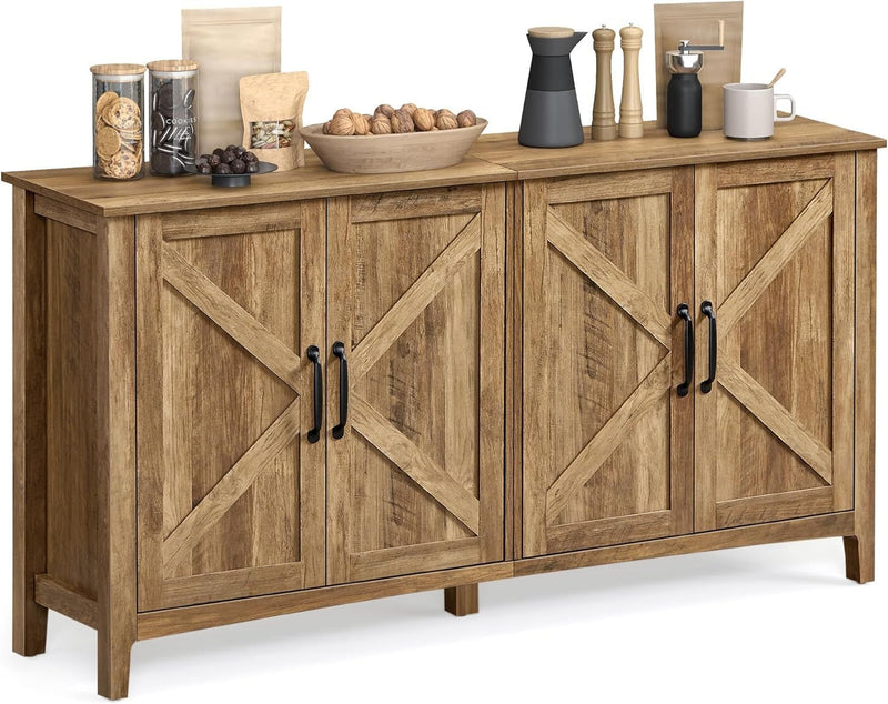 Songmics Home 4-Door Farmhouse Buffet Cabinet A4