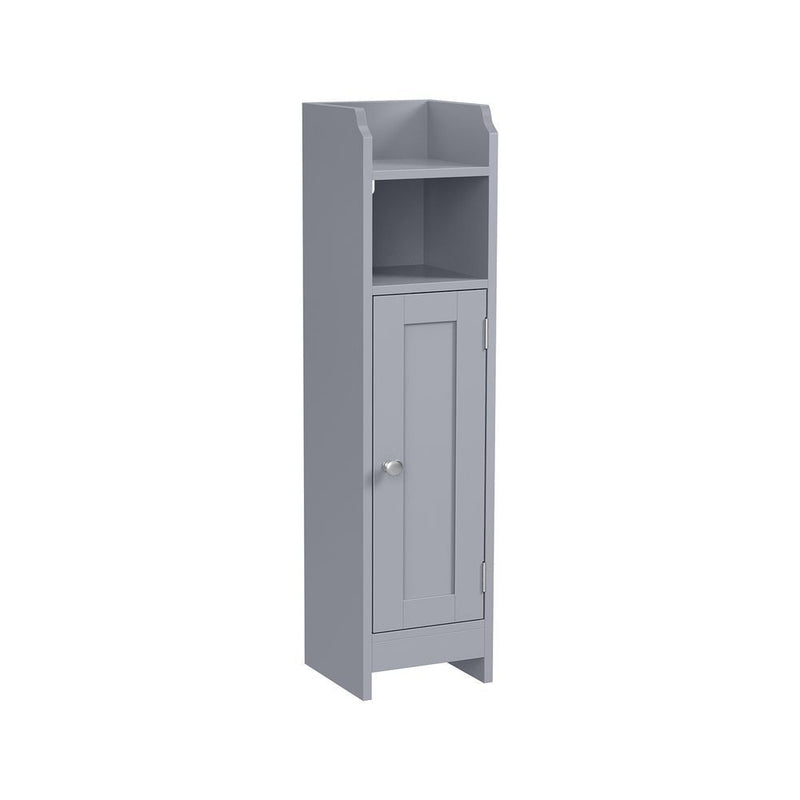 Songmics Home 6-Tier Dove Grey Cabinet with 5 Adjustable Shelves W4