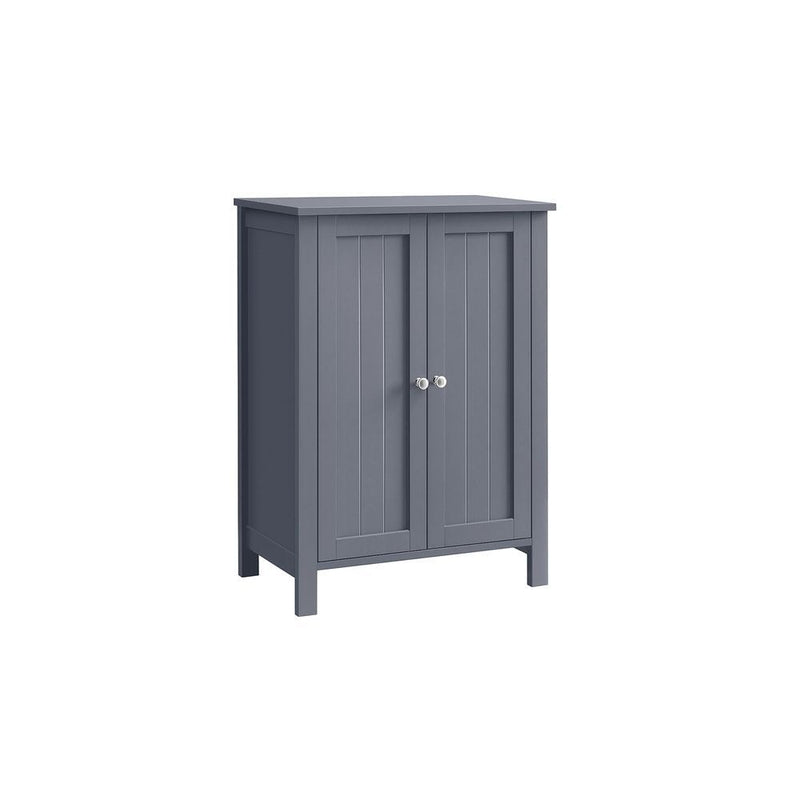 Songmics Home Dove Grey Floor Cabinet with 2 Adjustable Shelves G6