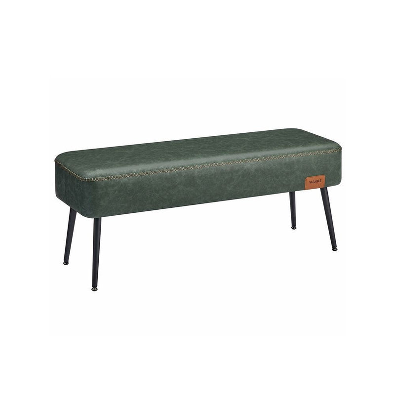Songmics Home EKHO Collection Forest Green Synthetic Leather Bench Z8
