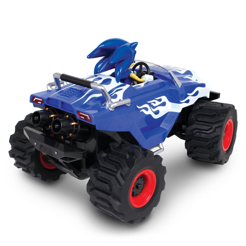 Sonic The Hedgehog RC Monster Truck Toy for Ages 6+, Various Vehicles T1