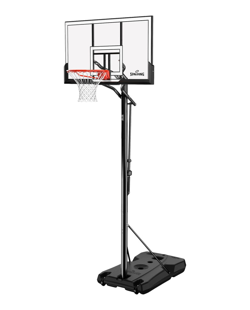 Spalding Acrylic Rapidlock Twist Portable Basketball System, 52-in Q0