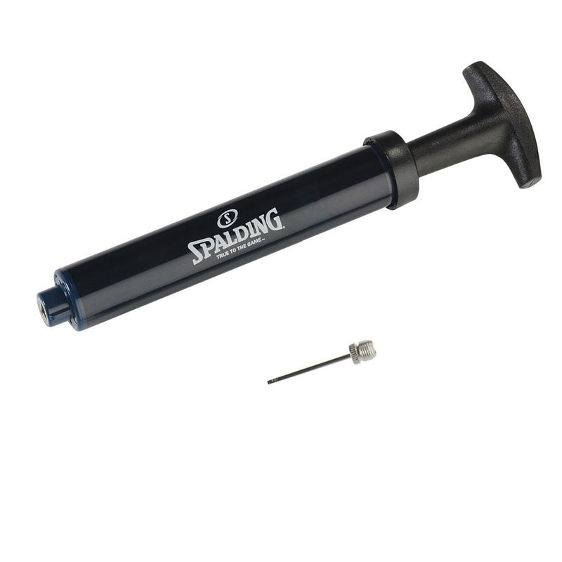 Spalding Dual-Action Portable Hand-Held Air Pump with Inflation Needle For All Sport Balls, 6-in P0