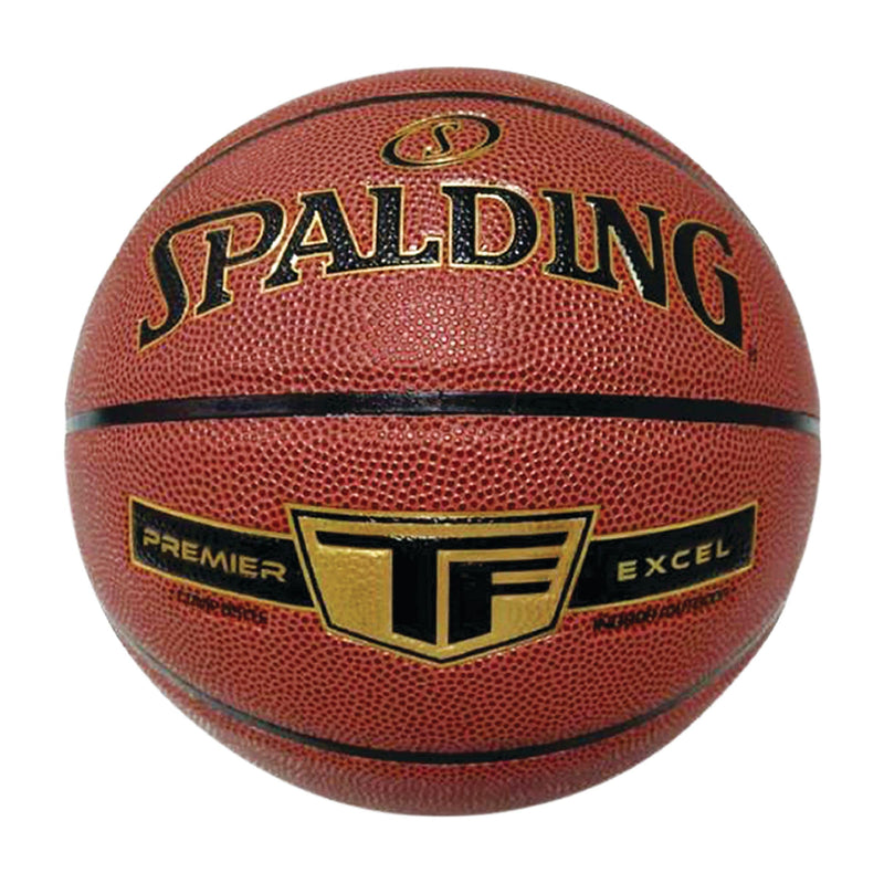 Spalding Premier Excel Indoor/Outdoor Composite Basketball, Official Size 7, 29.5-in H0