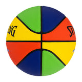 Spalding Rookie Gear Youth Kids' Indoor/Outdoor Multi-Colour Composite Basketball, Size 5 (27.5-in)