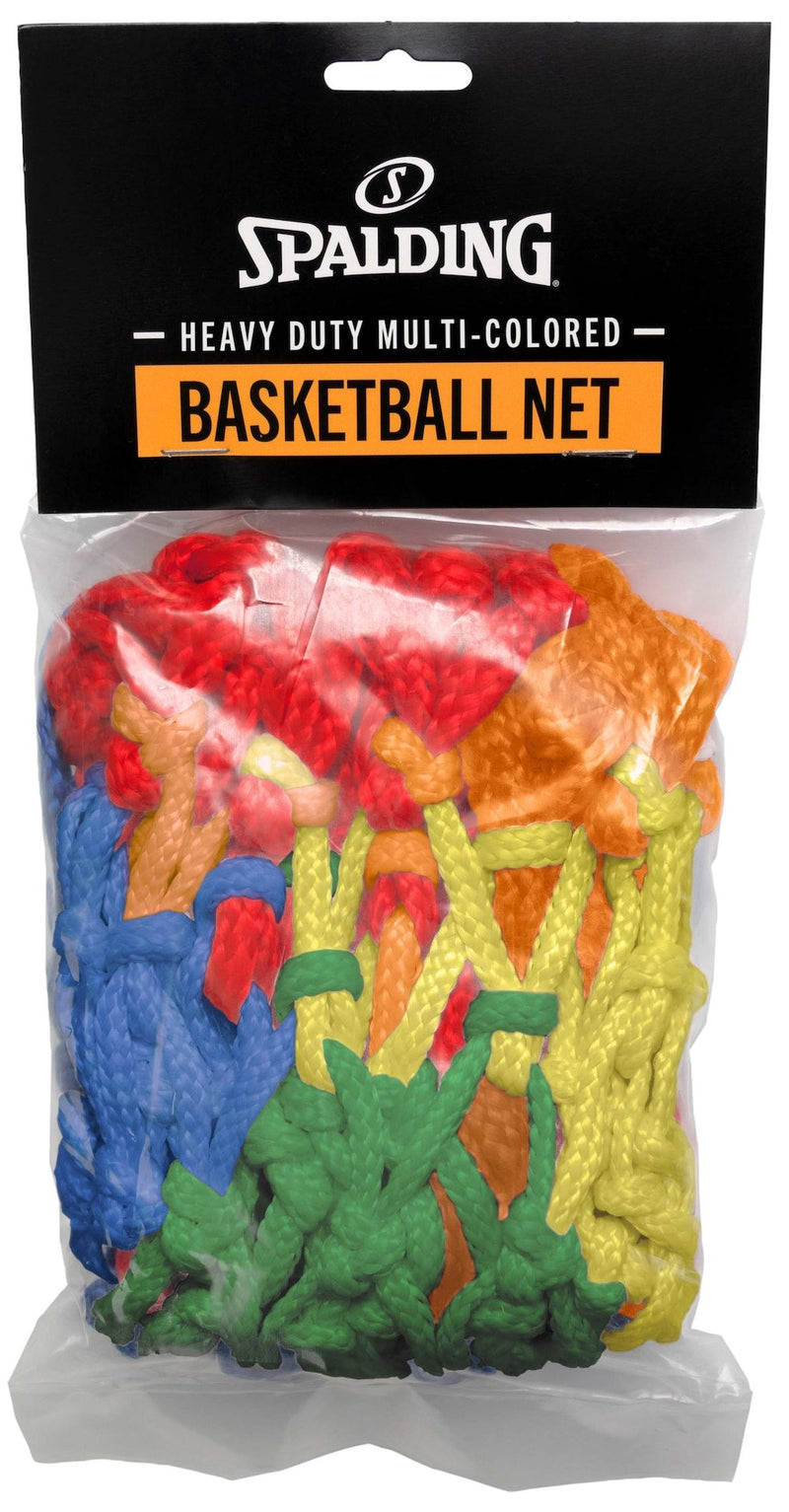Spalding Standard Replacement Basketball Net, Rainbow P3