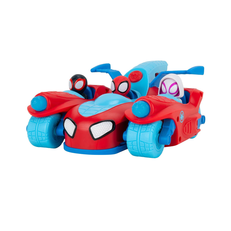 Spiderman Spidey & His Amazing Friends Spidey Team Split Racer, 3-in-1 Vehicle, Ages 3+, 8.5-in D5