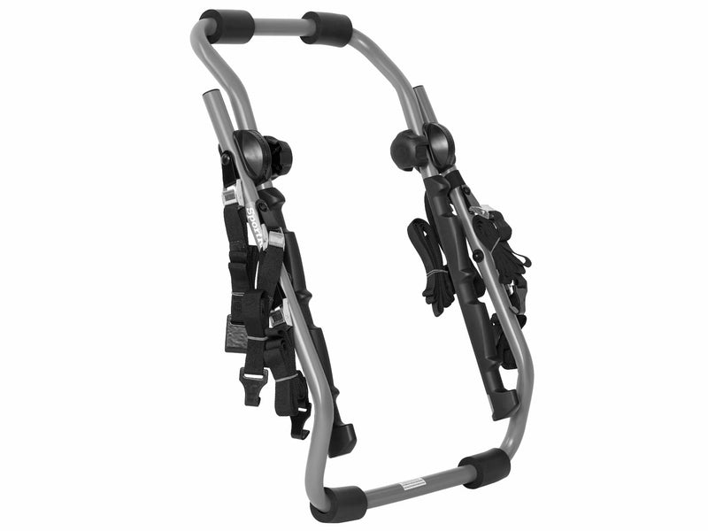 SportRack SR3162 Back-Up 3-Bike Trunk Mount Bike Rack with 6 Adjustable Straps, Granite Grey K3