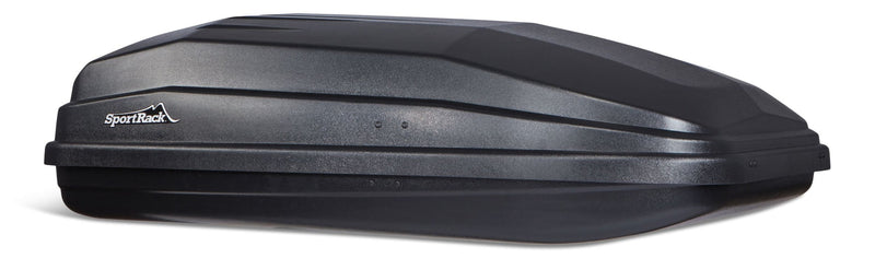 SportRack Vista SR7018 Rectangle-Shaped Roof Top Cargo Box, Lockable, X-Large, Black X3