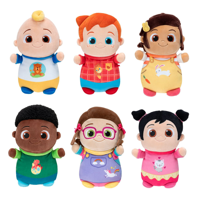 Squishmallows HugMees CoComelon Baby JJ Plush Doll, 10-inch Soft Plush Toy N1