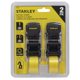 Stanley 1,500-lb Tie Downs, Weatherproof, 10-ft, 2-pk