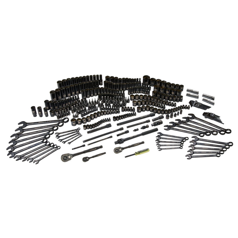 Stanley 403 Piece Black Chrome Socket Set R6