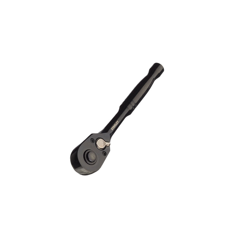 Stanley Professional Grade 1/4-in Drive Ratchet, Black Chrome L5