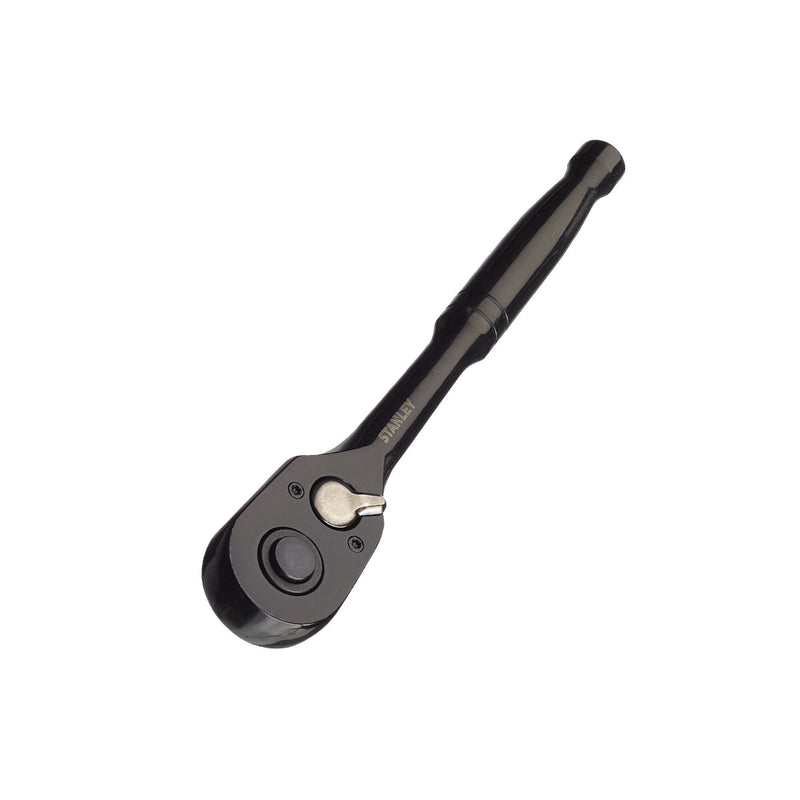 Stanley Professional Grade 3/8-in Drive Ratchet, Black Chrome Q1