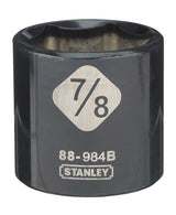 Stanley Professional Grade Black Chrome Socket Set, 19-pc, SAE/Metric