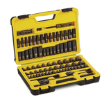 Stanley Professional Grade Black Chrome Socket Set, 99-pc, SAE/Metric