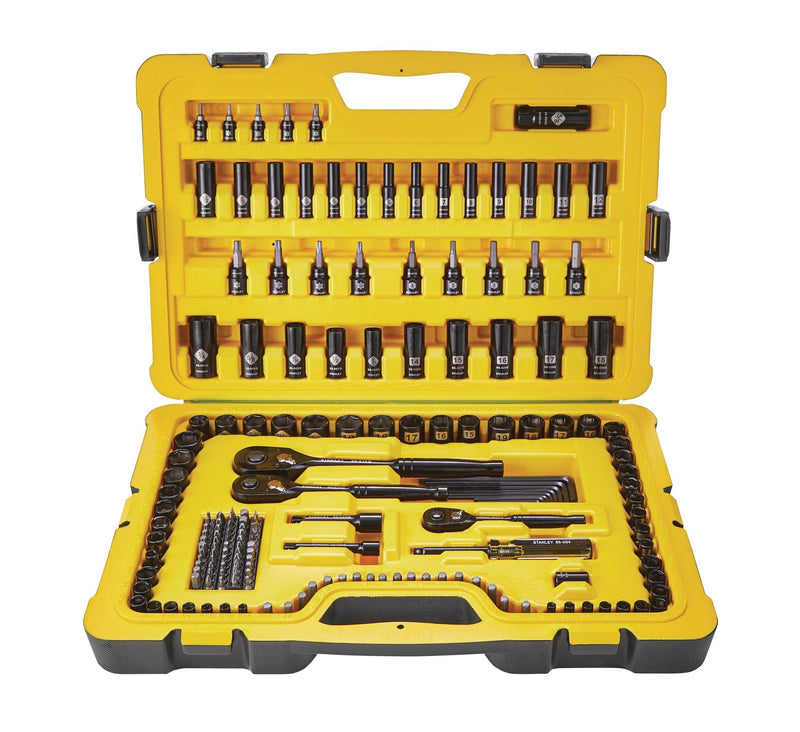 Stanley Professional Grade Black Chrome Socket Set, SAE/Metric, 197-pc B2