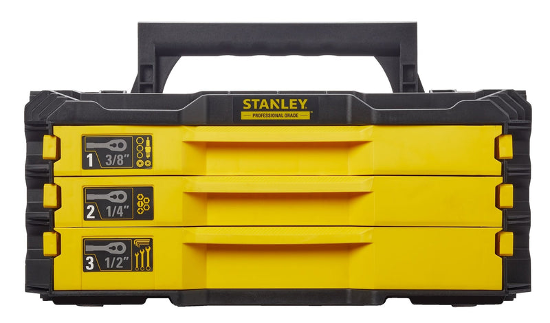 Stanley Professional Grade Black Chrome Socket Set, SAE/Metric, 236-pc P7
