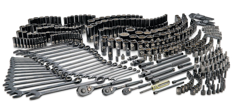 Stanley Professional Grade Black Chrome Socket Set, SAE/Metric, 427-pc X6