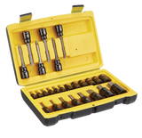 Stanley Professional Grade Black Chrome Torx Bit Socket Set, 26-pc, SAE/Metric