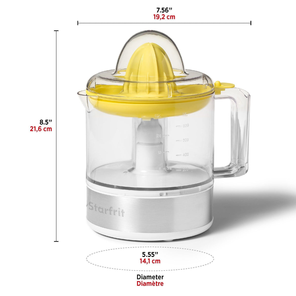 Starfrit 30W New Easy Juicer with Adjustable Filter