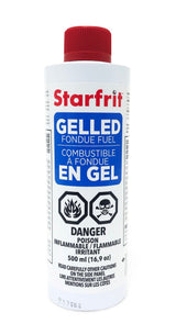 Starfrit Fondue Gel, Non-Toxic, 500-mL