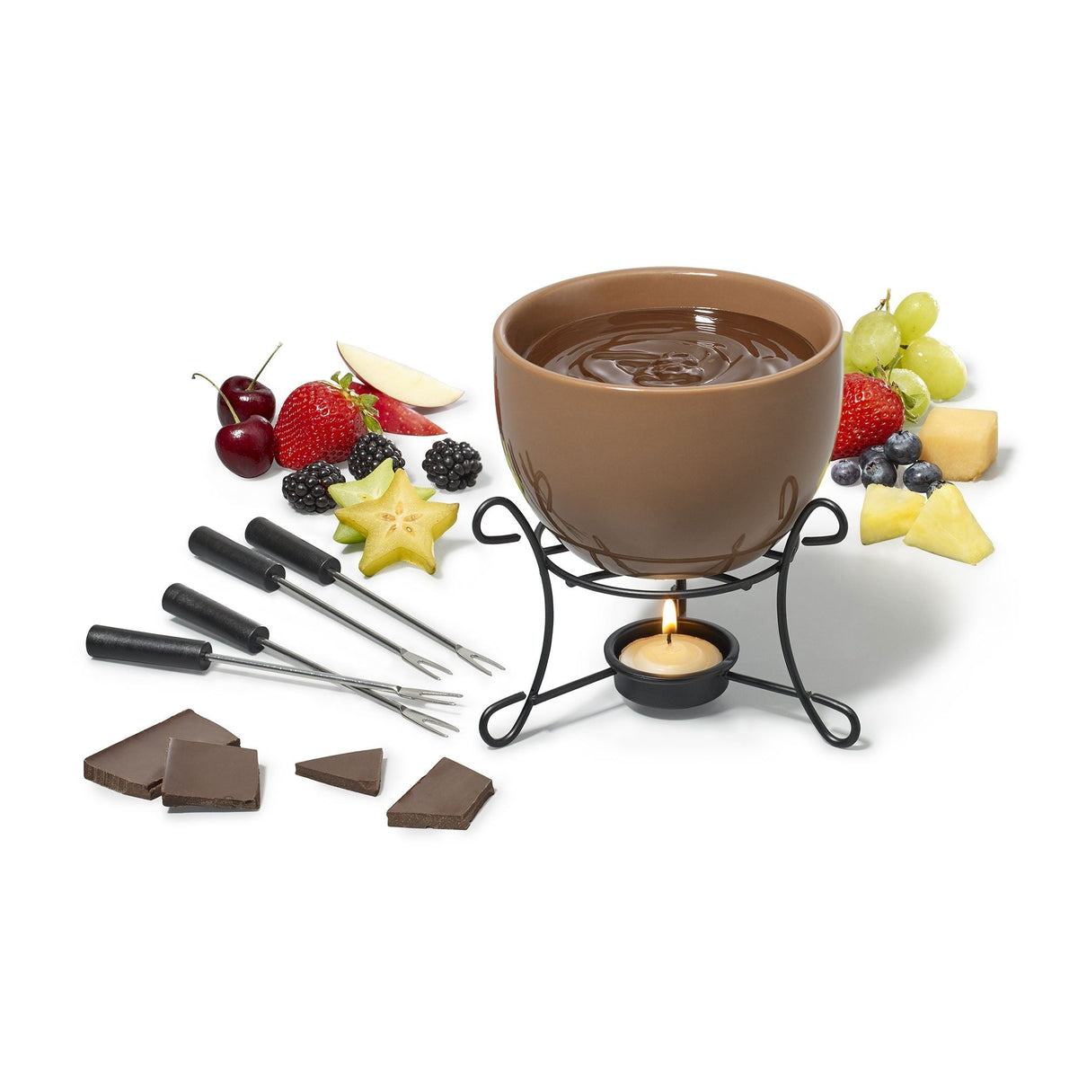 Starfrit Gourmet Bistro Fondue Set, 7 Piece