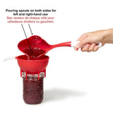 Starfrit Half Pint Dishwasher Safe Canning Ladle, Red