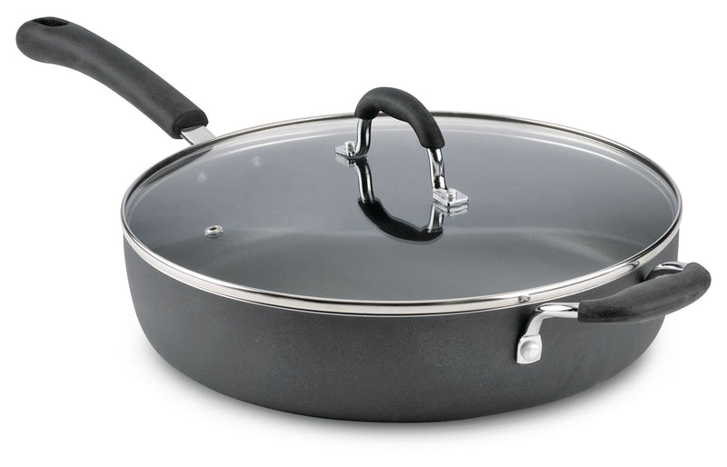 Starfrit Jumbo Cooker, Non-Stick, Dishwasher Safe, Black, 5qt Z1