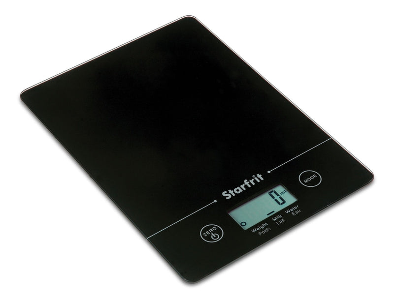Starfrit Slim Glass Kitchen Scale, 5-kg, Assorted Q1