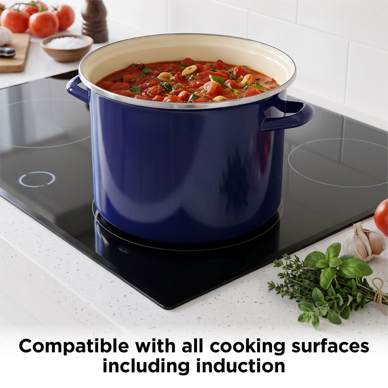 Starfrit Stock Pot, 2-pk, Navy N3