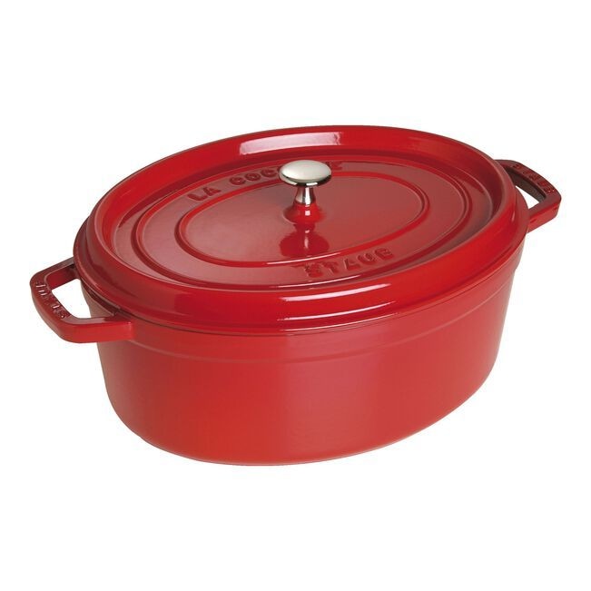 STAUB 5.5L / 5.75QT OVAL COCOTTE - CHERRY S9