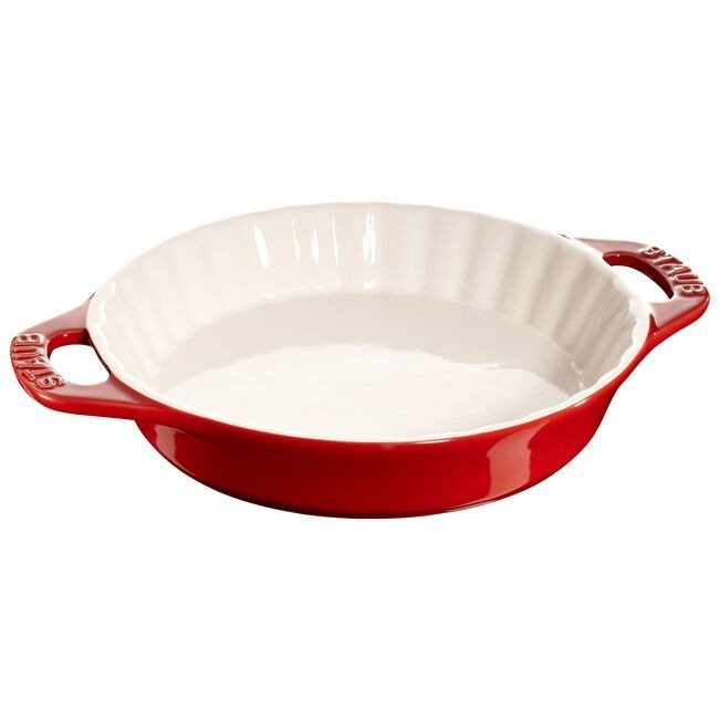 Staub 9 inch Pie Dish Cherry N7