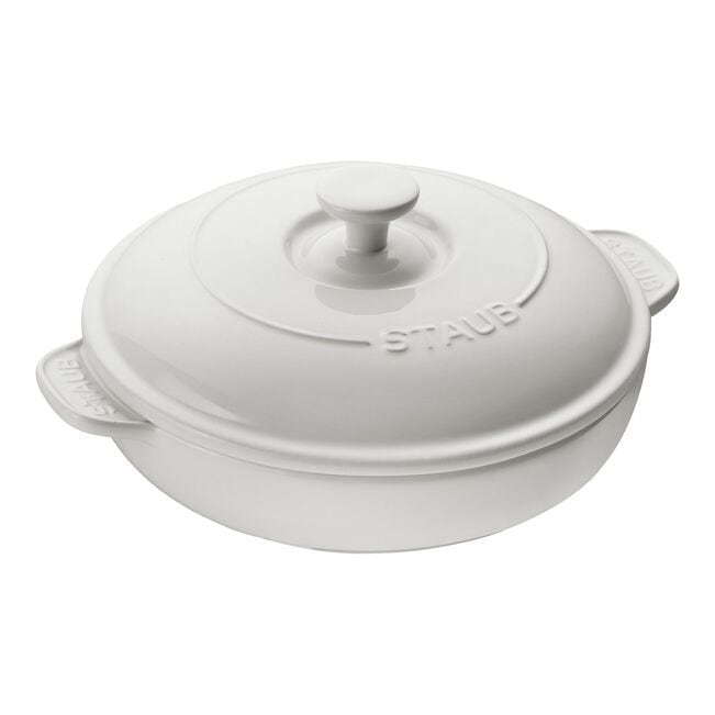 Staub Brie Baker White A8