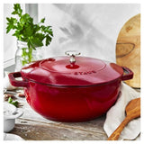 STAUB FRENCH OVEN 3.6L / 3.75QT 24CM CHERRY