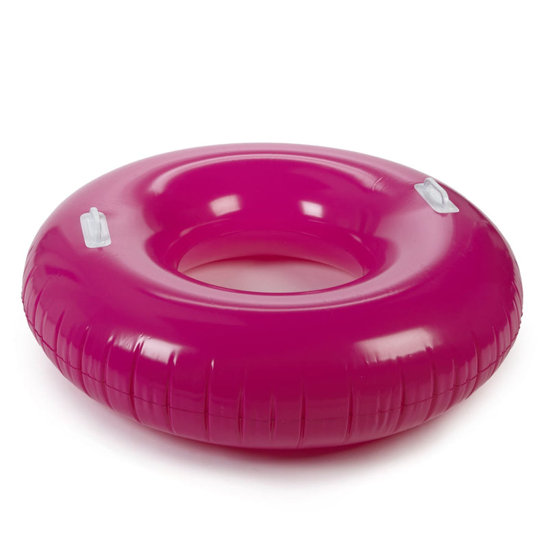 Stella & Finn Inflatable Round Pool Swim Tube, 40 x 10-in, Assorted Colours S2