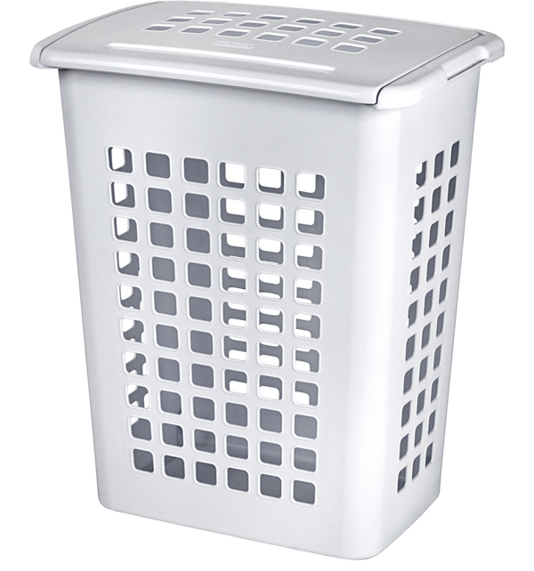 Sterilite Rectangular Laundry Hamper, 19.1 L x 13.75 W x 22.9-in H, 62 L Capacity C8