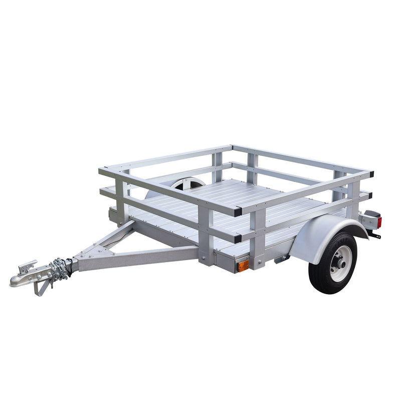 Stirling 4x4-ft Rail Side Galvalume Plus Stirling Kit Trailer L5