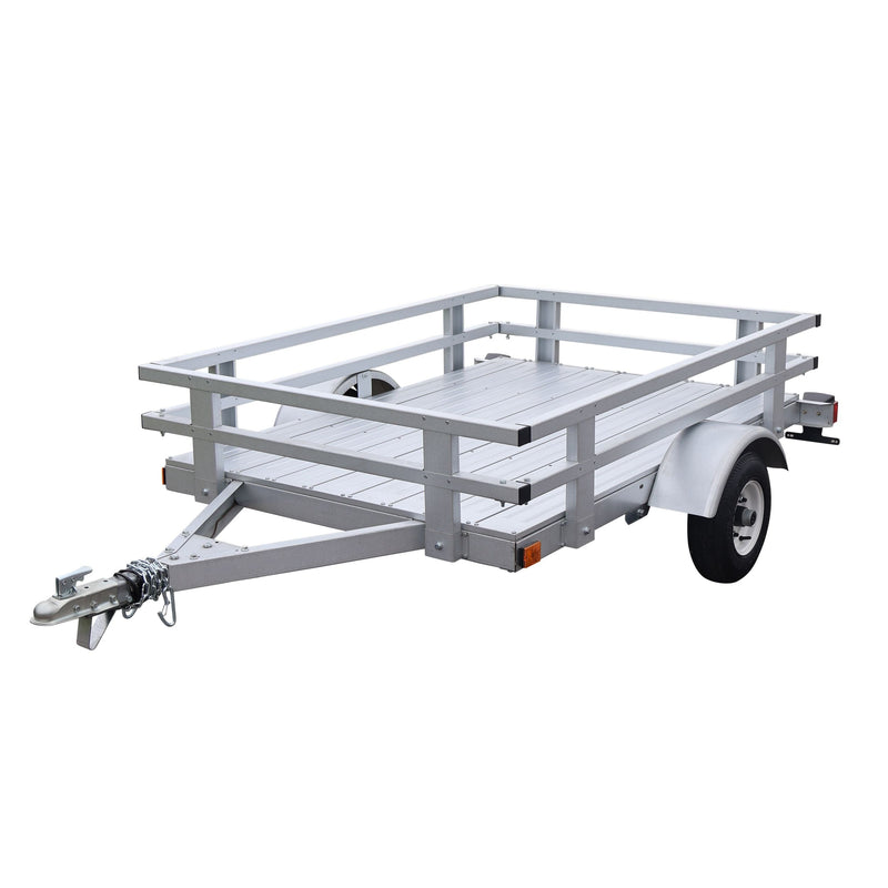 Stirling 4x6-ft Rail Side Galvalume Plus Stirling Kit Trailer V7