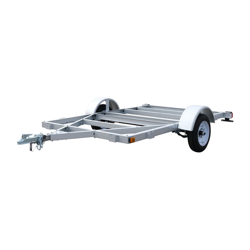 Stirling 5x8-ft Open Frame Galvalume Plus Stirling Kit Trailer D2