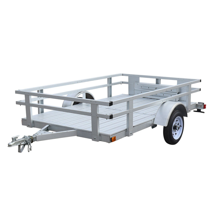 Stirling 5x8-ft Rail Side Galvalume Plus Stirling Kit Trailer K6