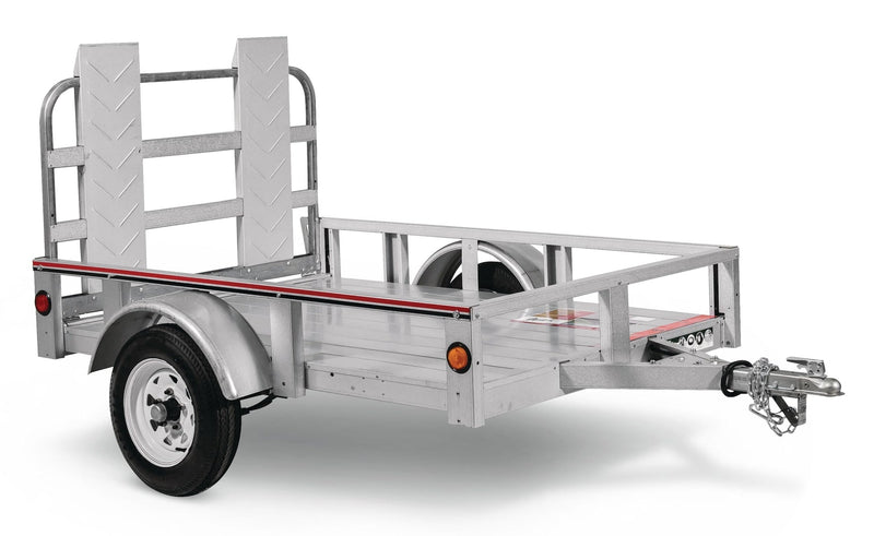 Stirling Galvalume Plus Open Rail Trailer, 4-ft x 6-ft J7