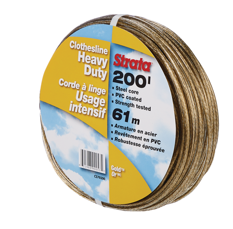 STRATA Gold Heavy Duty Clothesline, 200-ft Y3